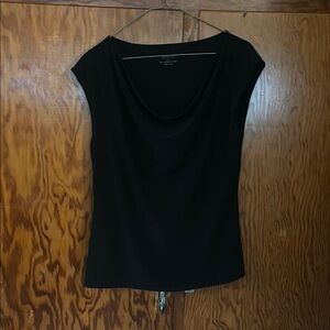 Ann Taylor Black Sleeveless Top
